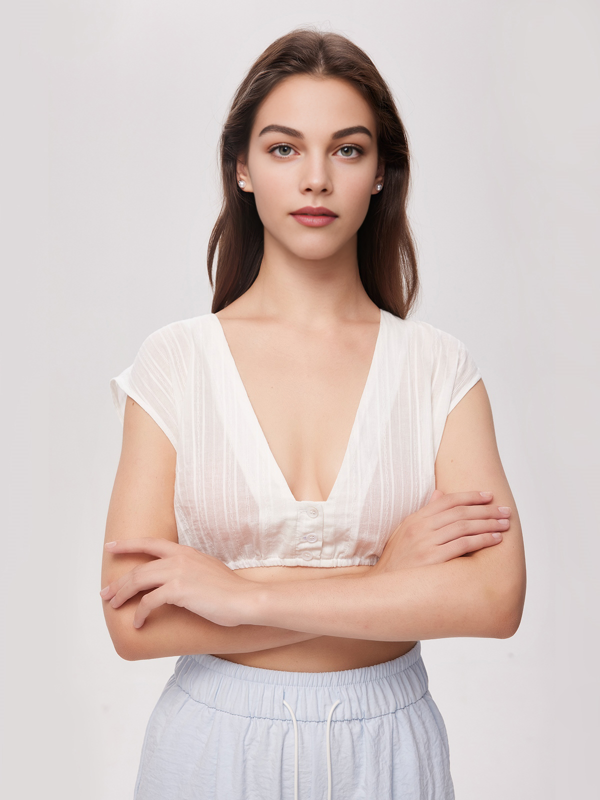 Dirndl Royalblau mit weißer Bluse