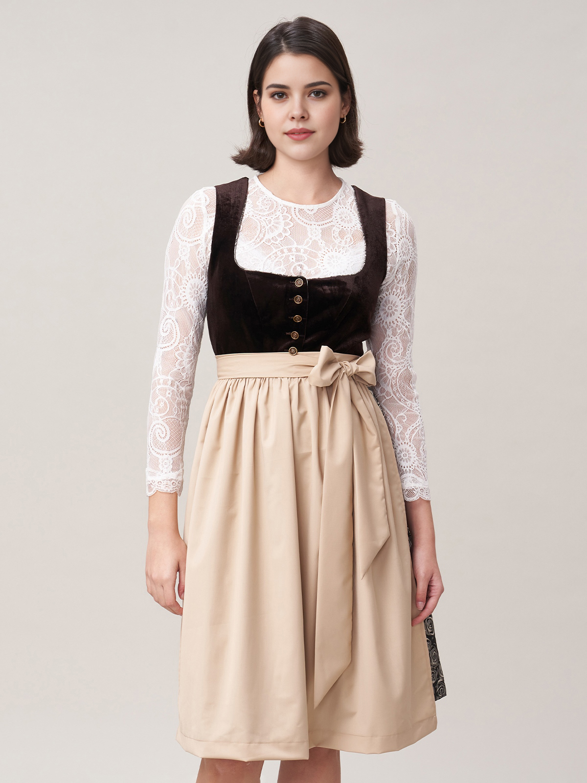 Dirndl in Braun – ein zeitloser Klassiker